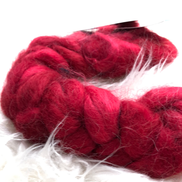 Fleece Artist Hand-Dyed Fibre Braid, 50g