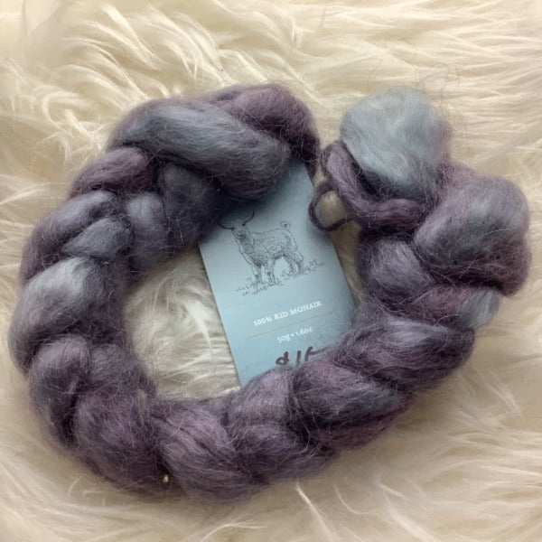 Fleece Artist Hand-Dyed Fibre Braid, 50g