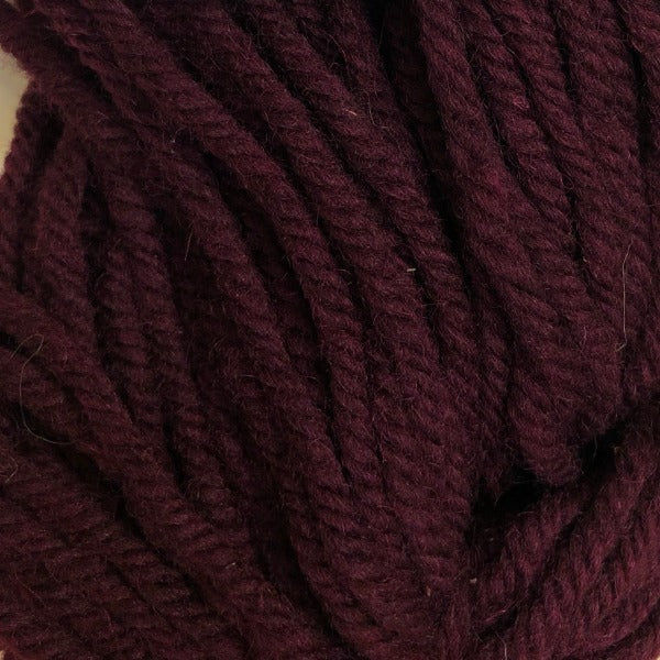 briggs and little super 71 dark maroon super bulky wool yarn