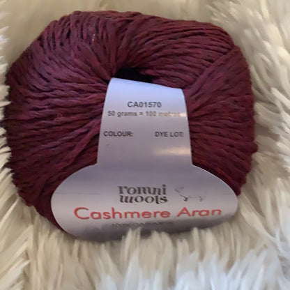 SALE Romni Wools Cashmere Aran