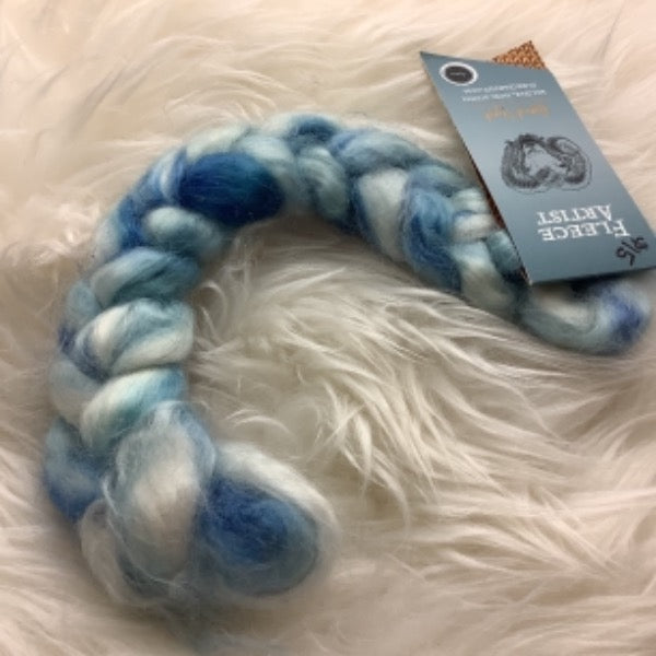 Fleece Artist Hand-Dyed Fibre Braid, 50g