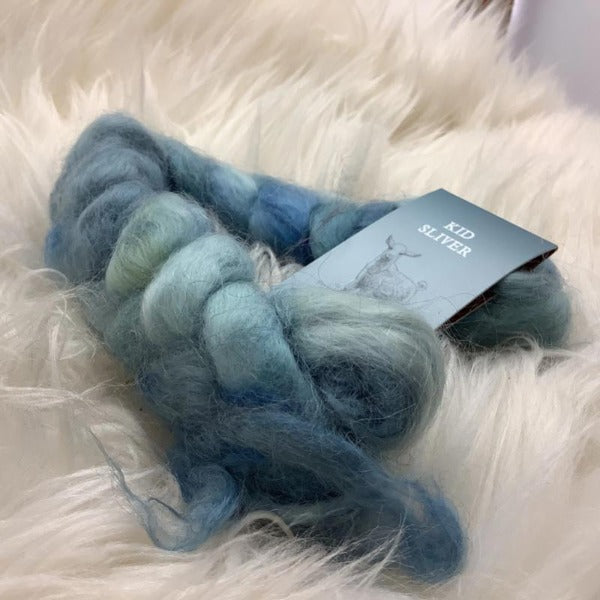 Fleece Artist Hand-Dyed Fibre Braid, 50g