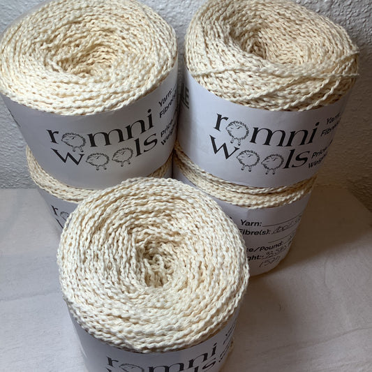 100% Cotton Cone Yarn Ecru
