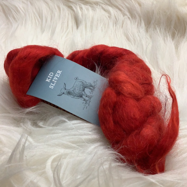 Fleece Artist Hand-Dyed Fibre Braid, 50g