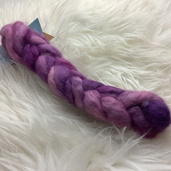 Fleece Artist Hand-Dyed Fibre Braid, 50g