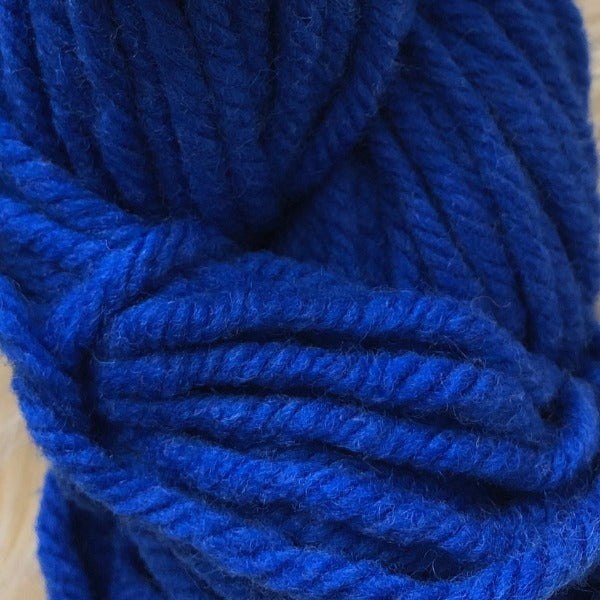briggs and little super 46 royal blue super bulky wool yarn