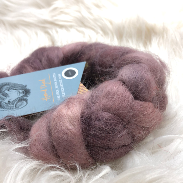 Fleece Artist Hand-Dyed Fibre Braid, 50g