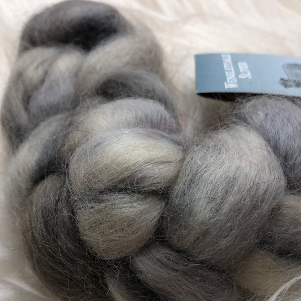 Fleece Artist Hand-Dyed Fibre Braid, 50g