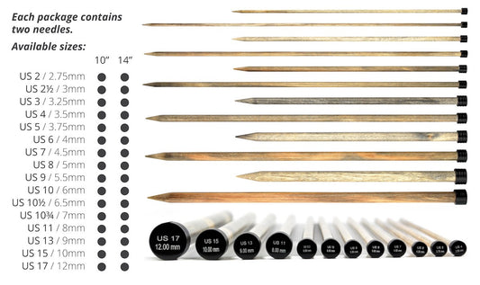 Lykke Single Pointed Needles