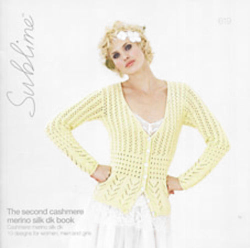 Sublime 619: The second cashmere merino silk dk book